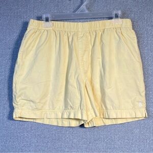 Chubbies The Easy Short 4” Inseam Mens Large Pull On Cotton Lounge Shorts Yellow